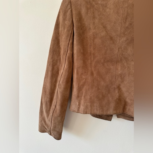 Vintage Winlit Suede Leather Blazer Jacket - Picture 10 of 15